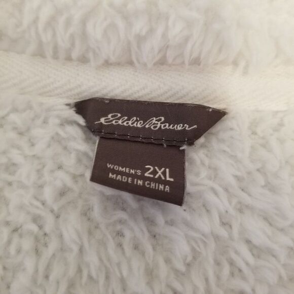 Eddie Bauer White Fleece (size 2XL) - Picture 5 of 7